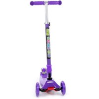 Двухколесный детский самокат Полесье Со складной ручкой 0072C 94445 (фиолетовый)