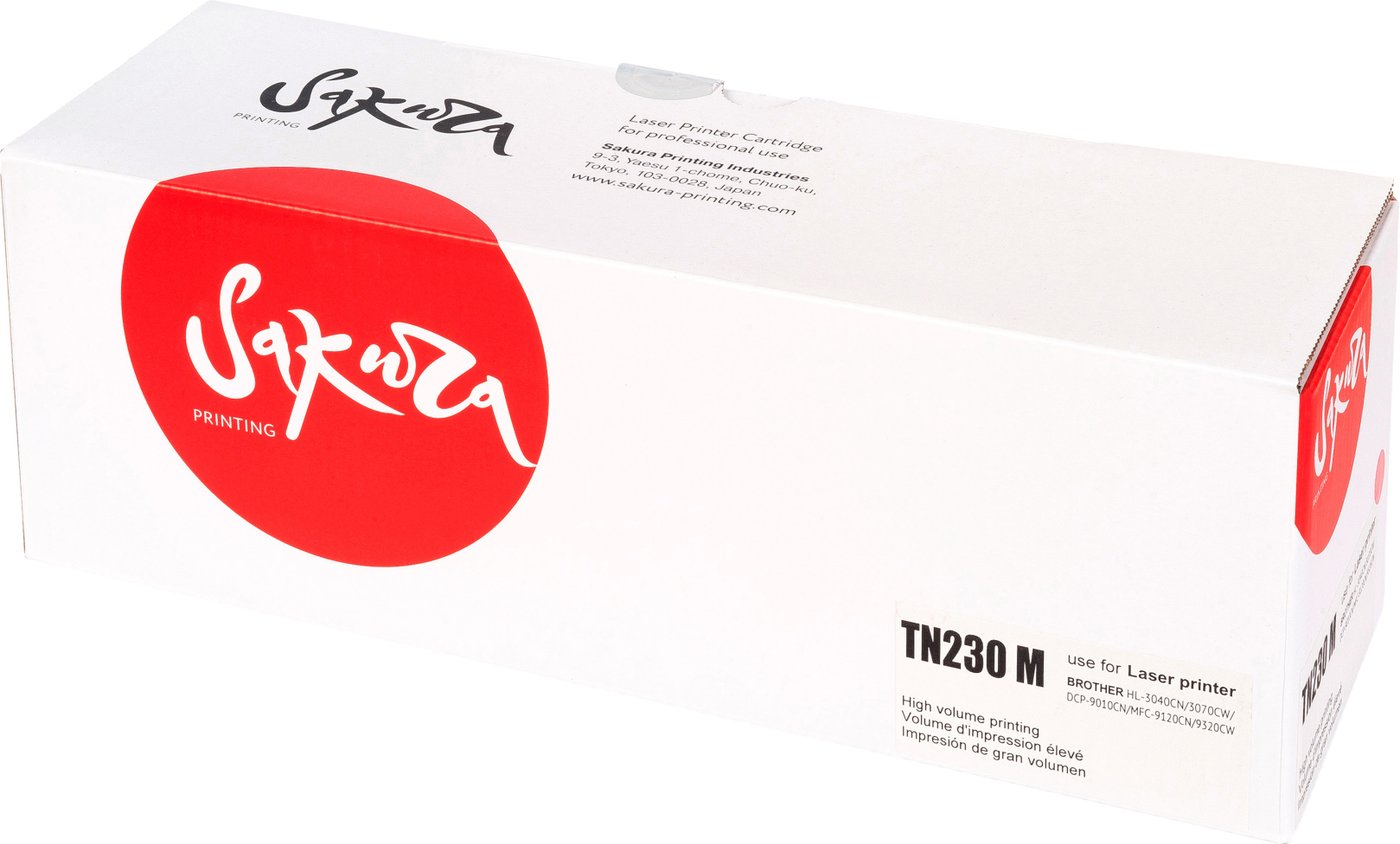 

Картридж Sakura Printing SATN230M (аналог Brother TN-230M)