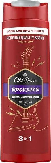 

Old Spice Гель для душа + шампунь 3 в 1 Rockstar 400 мл