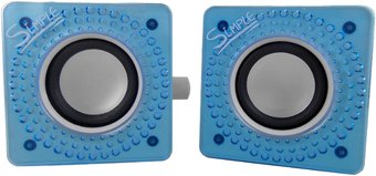 Акустика CBR Simple S27 (синий)