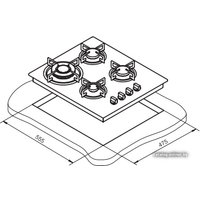 Варочная панель Darina T1 BGM 341 12 X в Бресте