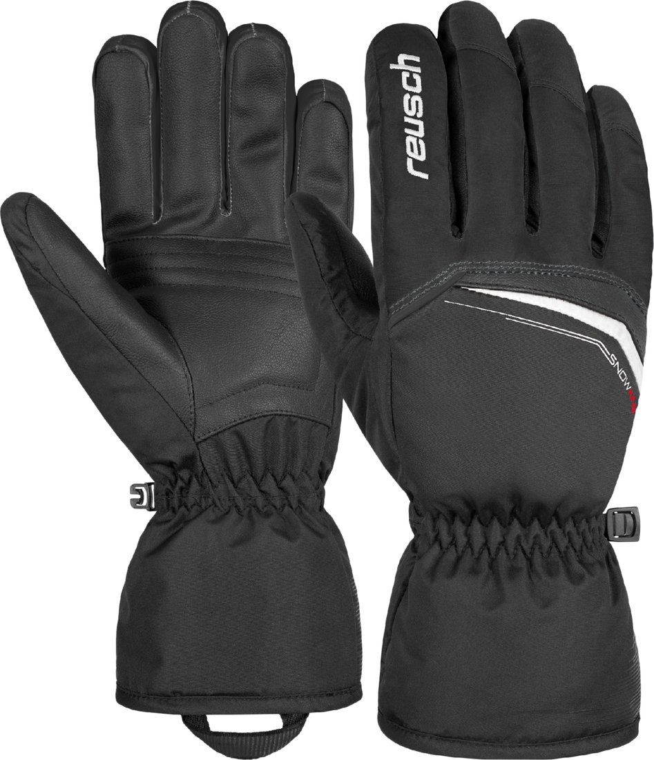 

Горнолыжные перчатки Reusch Snow King 4801198-0701 (р. 10.5, black/white)