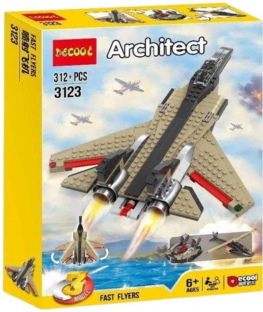 

Конструктор Jisi Bricks Быстрый самолет 3123