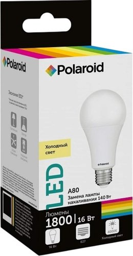 Светодиодная лампочка Polaroid A80 E27 16 Вт 4000 К PL-A8016274