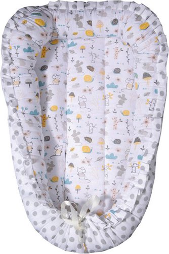 Постельное белье BamBola 296 (мышонок, белый/серый)