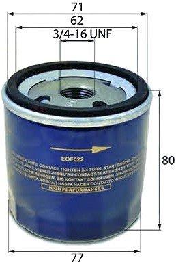 

Масляный фильтр Comline EOF022