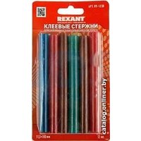 Клеевые стержни Rexant 09-1230 (12 шт, разноцветный)