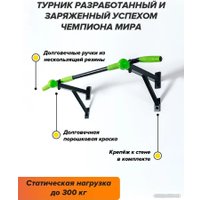 Турник Absolute Champion Aktiv Maх (черный/салатовый)