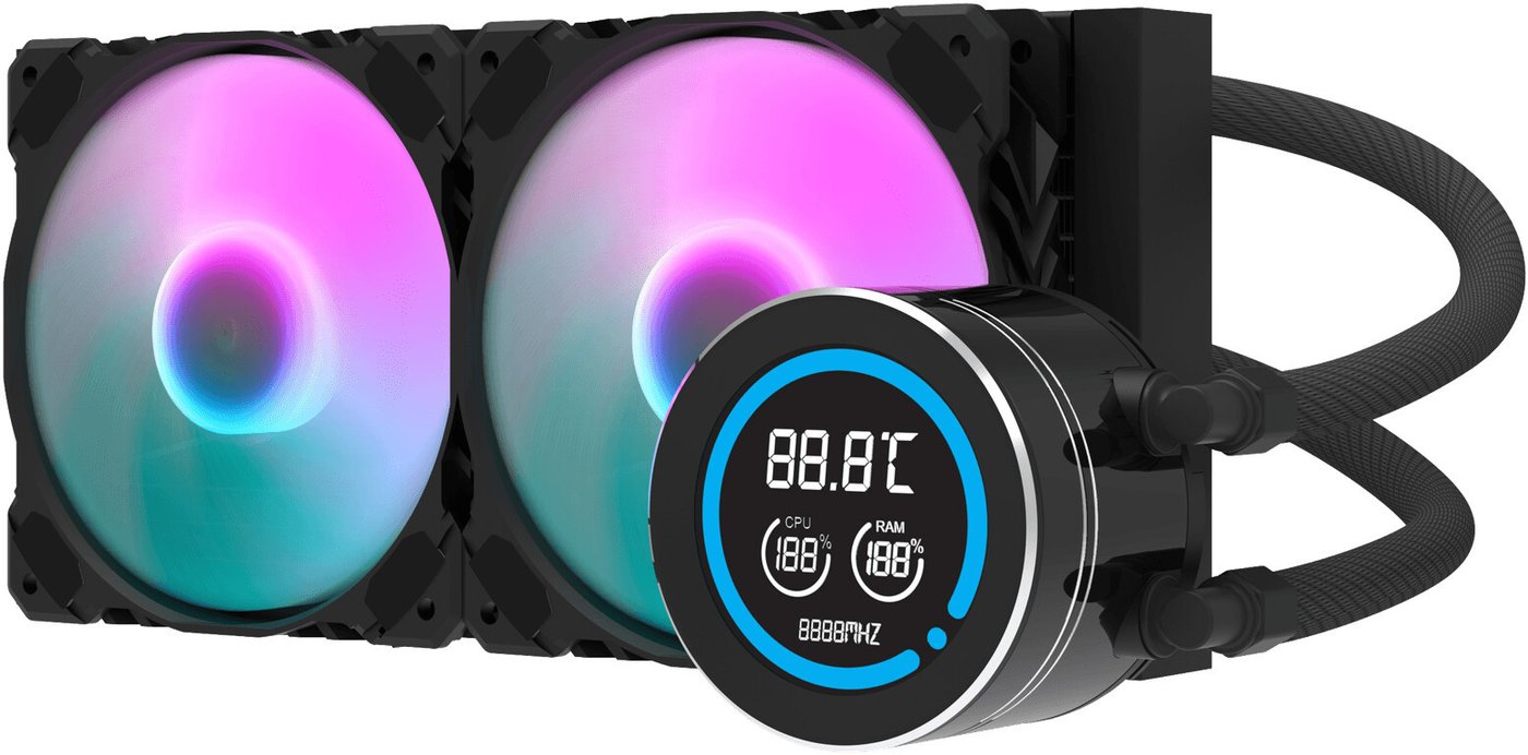 Система жидкостного охлаждения для процессора dark Flash DN240D (черный)