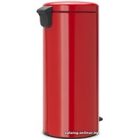 Мусорное ведро Brabantia Pedal Bin NewIcon 30 л (пламенный красный)