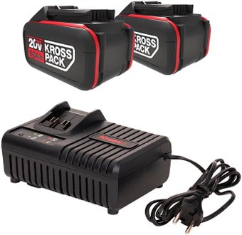 Аккумулятор с зарядным устройством Kress KAD22 (20В/2x6 Ач + 20В)