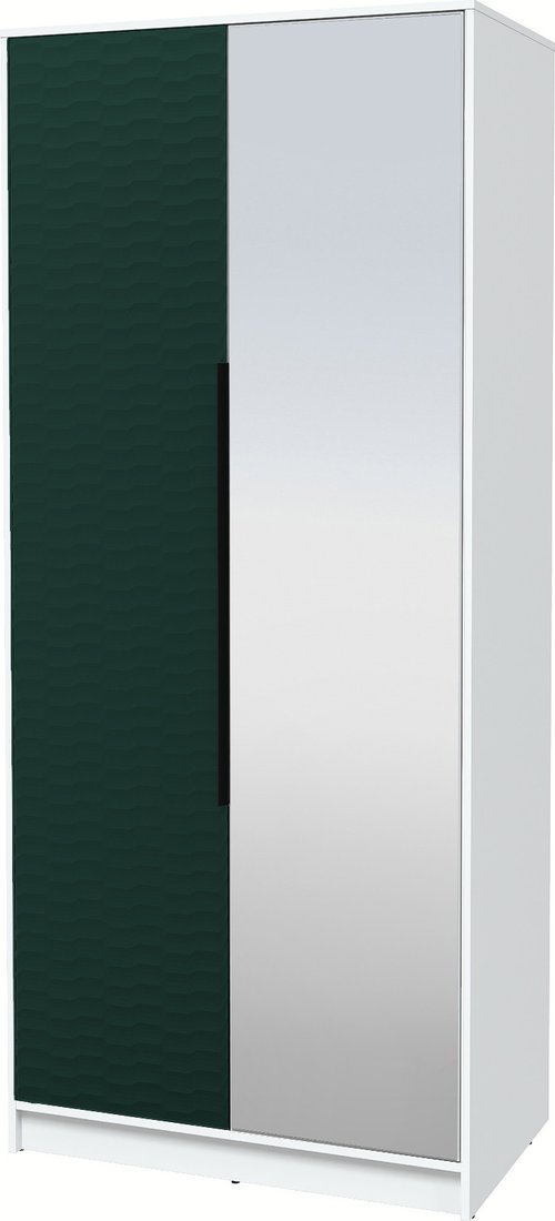 

Шкаф распашной Интерлиния Концепт Зодиак КТ-Ш2з (белый платинум/изумруд)