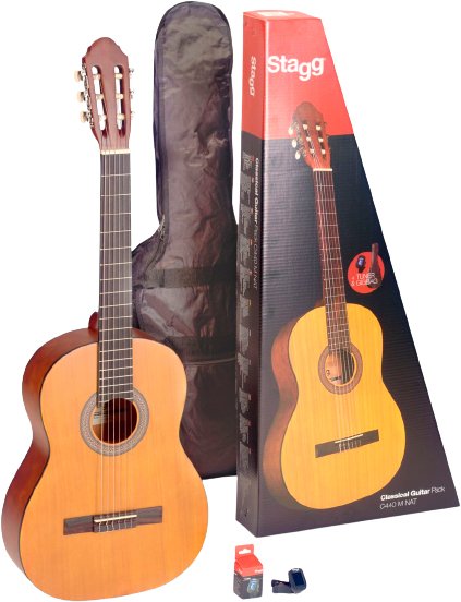 

Акустическая гитара Stagg C410 M NAT Pack