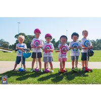 Трехколесный самокат Globber RT My Free Titanium (неоновый розовый)