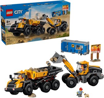 Конструктор LEGO City 60494 Самосвал и погрузчик