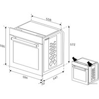 Электрический духовой шкаф Indesit IFE 4841 J BL