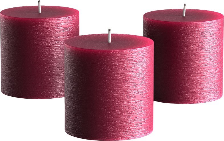 

Набор свечей Мелт 75 мм (3 шт, бургундия)