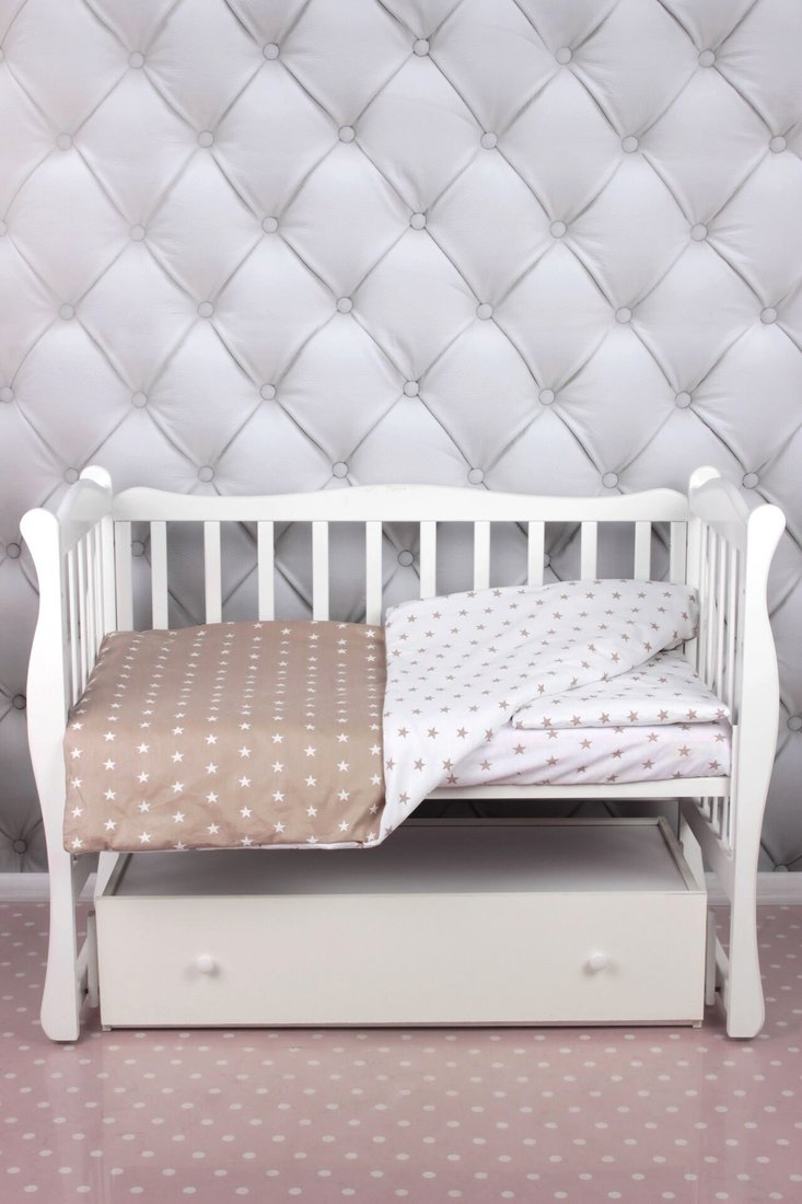 

Постельное белье Amarobaby Baby Boom КПБ-3 Звезды (коричневый)