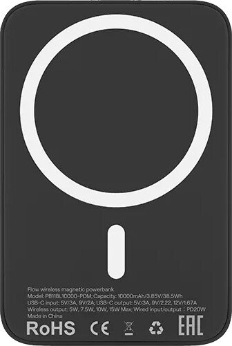 

Внешний аккумулятор uBear Flow 10000 mAh (черный)