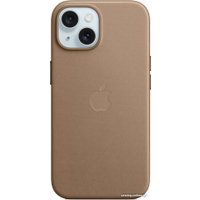 Чехол для телефона Apple MagSafe FineWoven Case для iPhone 15 (серо-коричневый)
