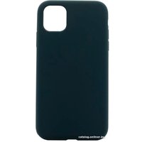 Чехол для телефона EXPERTS Silicone Case для Apple iPhone 11 (изумрудный)