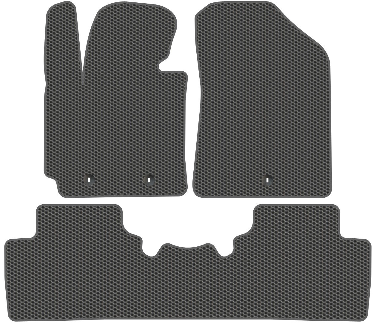 

Комплект ковриков для авто Alicosta Kia Soul II (хэтчбек 5 дв / PS) 2014 - 2019 (серый)