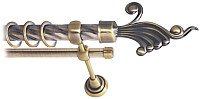 

Карниз для штор Lm Decor Кения 023 2р витой 25/16мм (антик, 3.2м)