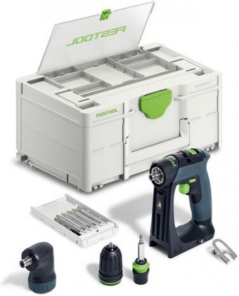 Дрель-шуруповерт Festool CXS 18 577333 (с 1-м АКБ, оснастка, кейс)