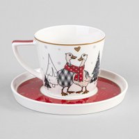 Чашка с блюдцем Lefard Family Christmas 425-161