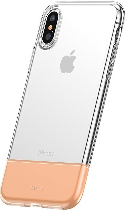 

Чехол для телефона Baseus Half to Half для iPhone X/XS (золотистый)