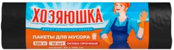 Пакеты для мусора Хозяюшка 120 л 67х100 (10 шт)