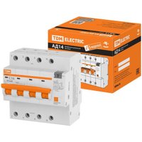 Дифференциальный автомат TDM Electric АД14 4P C16 30мА 4.5кА тип АС SQ0204-0130 в Лиде