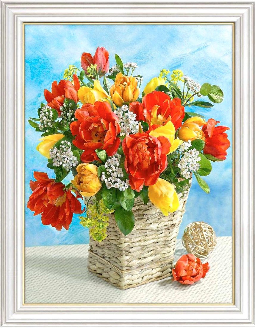 

Алмазная мозаика Алмазная Живопись Голландский букет АЖ-1877