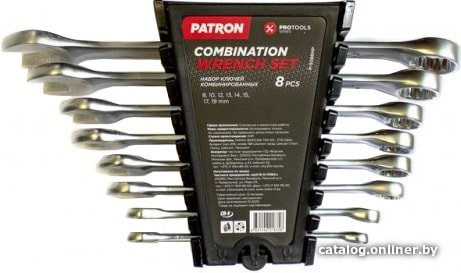 Набор ключей Patron P-5086MP (8 предметов)