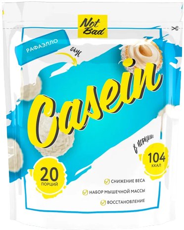 

Казеин NotBad Casein (600г, рафаэлло)