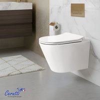 Унитаз подвесной Cerutti Ireneo Aria Tornado CT12148