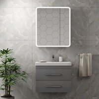  Континент Шкаф с зеркалом Emotion Led 70x80 (с датчиком движения) в Гомеле