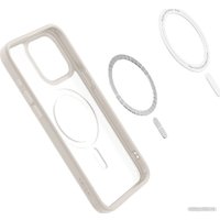 Чехол для телефона Spigen Ultra Hybrid (MagFit) для iPhone 15 Pro ACS07215 (серый)