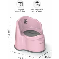 Детский горшок Amarobaby Ergonomic AB221103Er/06 (розовый)
