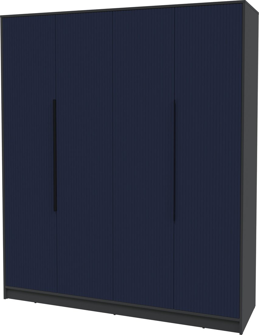 

Шкаф распашной Интерлиния Концепт Лайн КТ-Ш4 (антрацит/индиго)