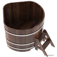 Купель Bentwood Угловая из мореной лиственницы (1.19x1.2 м)
