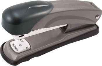 

Настольный степлер deVente Liquid Metal 4142333 24/6, 26/6 (серый)