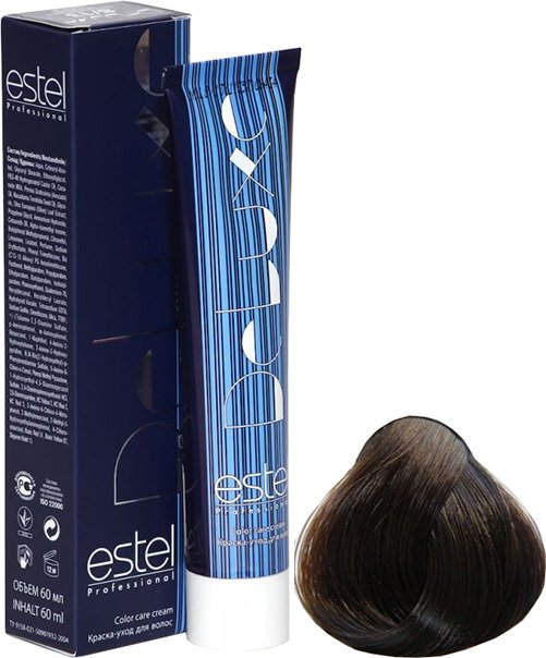 

Крем-краска для волос Estel Professional De Luxe 5/3 светлый шатен золотистый