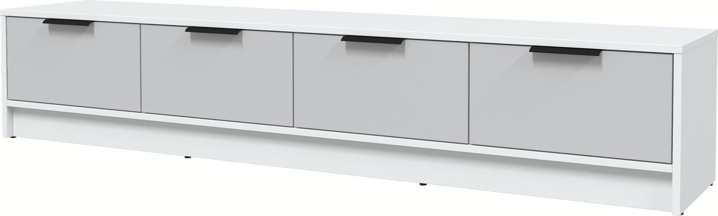 

Тумба Интерлиния ТВ Концепт КТ-ТВ4-35 (серый/белый платинум)