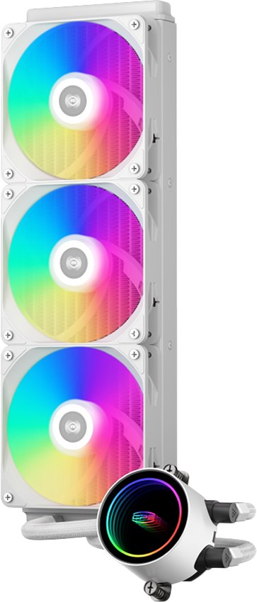 

Система жидкостного охлаждения для процессора PCCooler DA360 ARGB (белый)