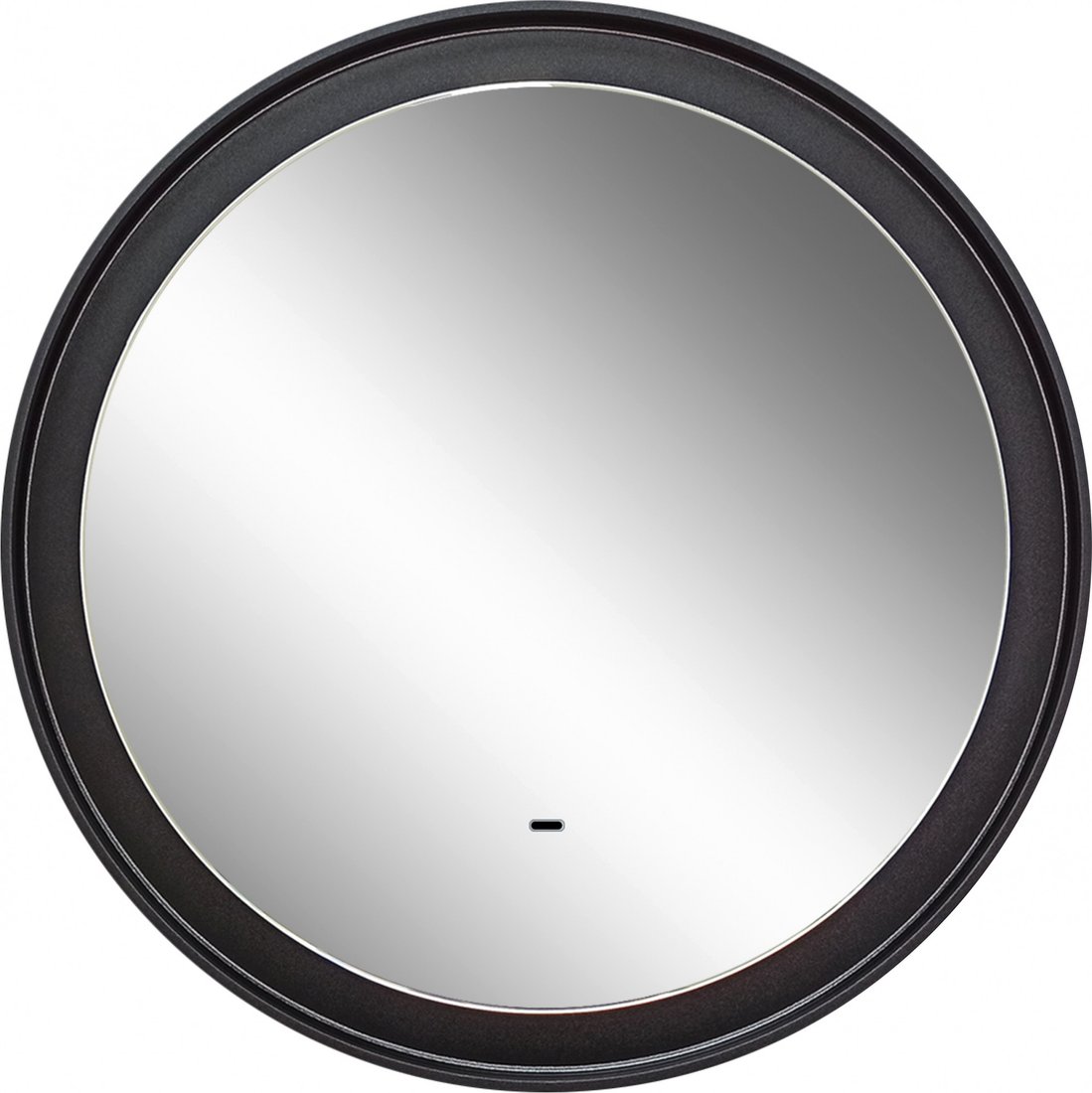 Континент Зеркало Planet Black Led D 60 (теплая подсветка, с бесконтактным сенсором)