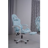 Игровое (геймерское) кресло Calviano 1584 (ткань, голубой)