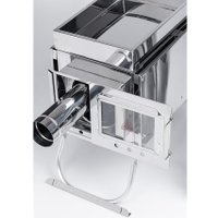 Свободностоящая печь-камин Инвент Средняя (со стационарными экранами)