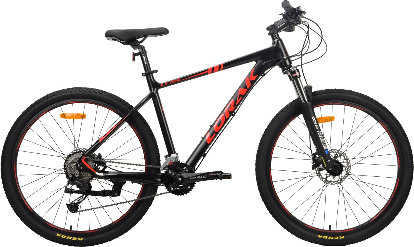 

Велосипед Lorak LX250 27.5 р.19 (черный/красный)