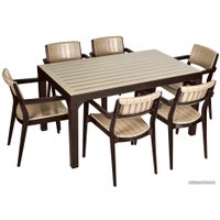 Обеденная группа Holiday Atlanta (коричневый)